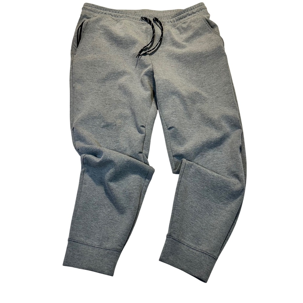 Gap Tech Fleece Joggers Mens XL Heather Grey Athletic Loungewear Sweatpants